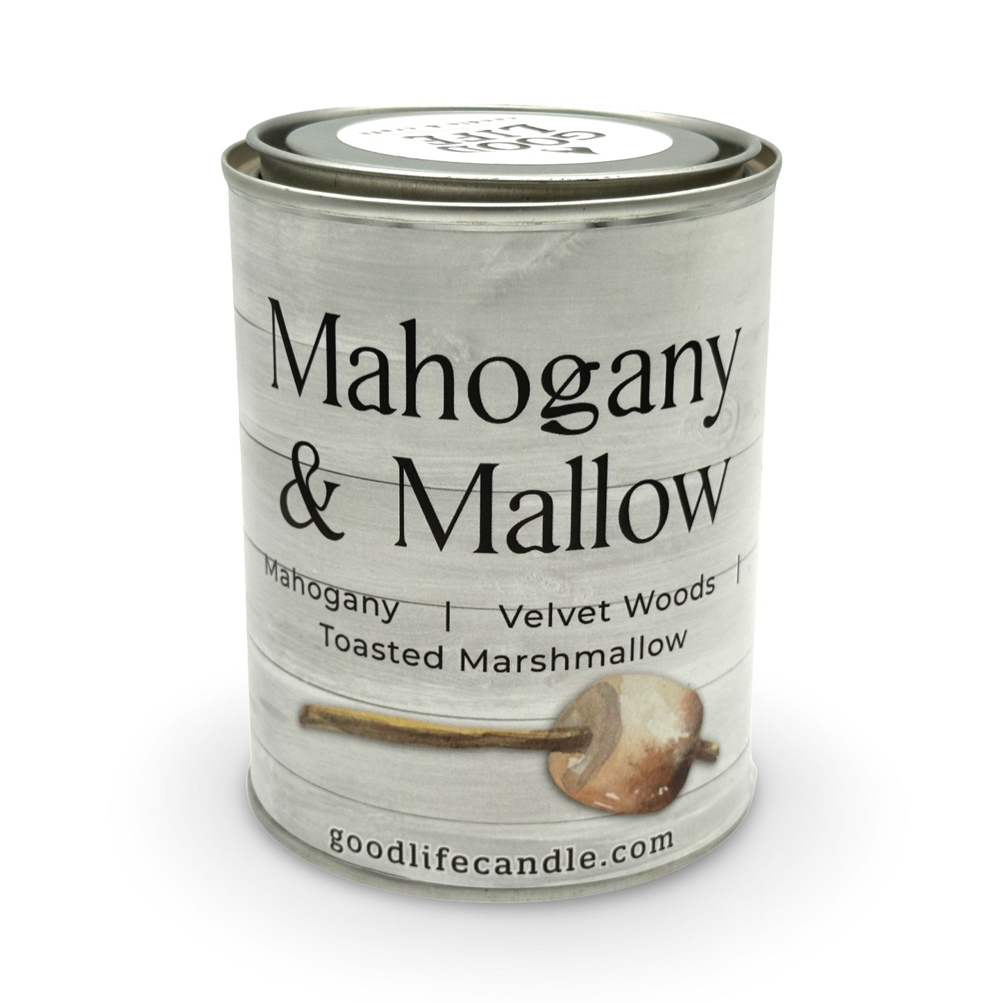 Mahogany & Mallow Scented Candle