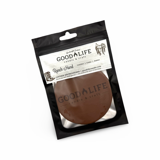 Ranch Hand Scented Leather Air Freshener