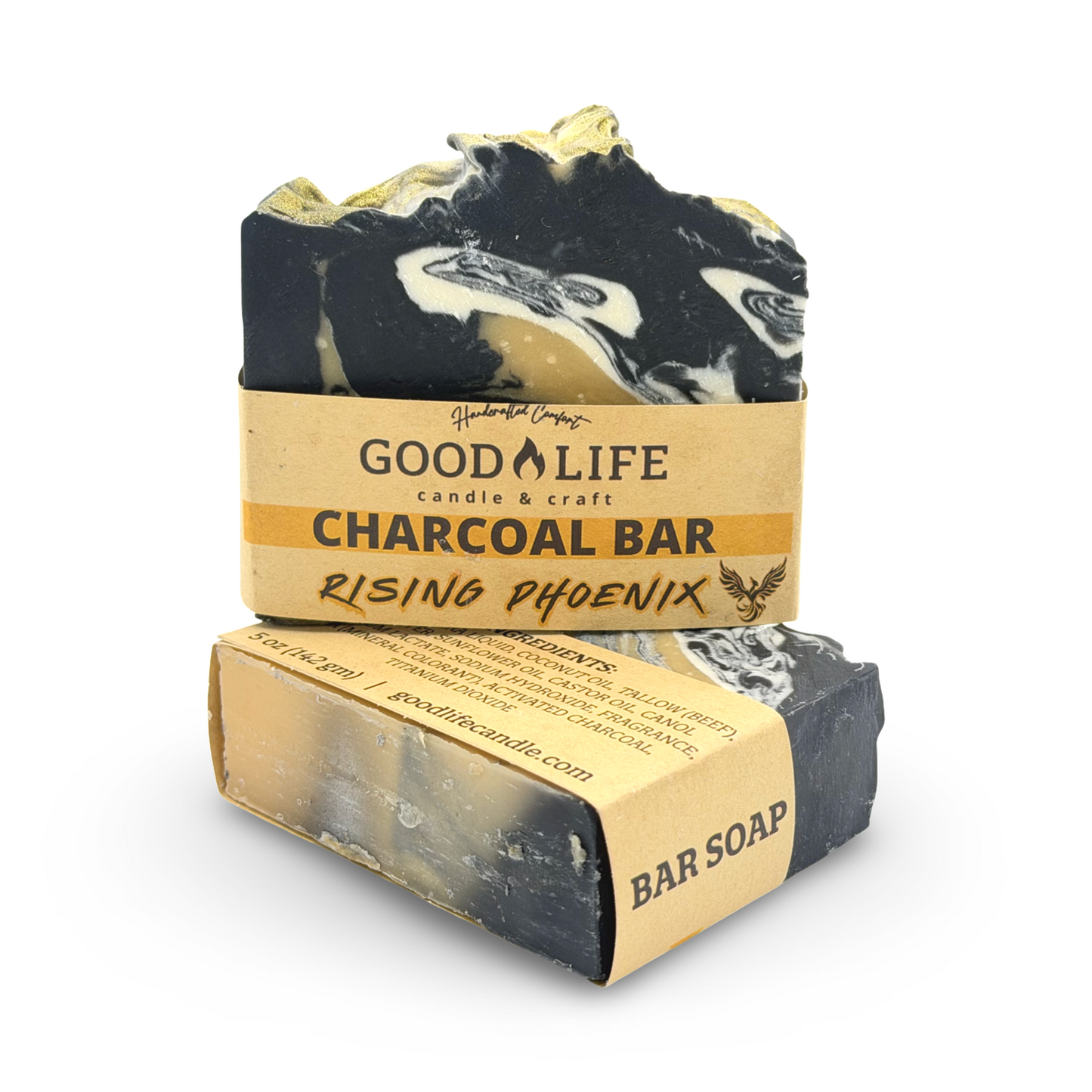 Rising Phoenix Bar Soap with Activated Charcoal