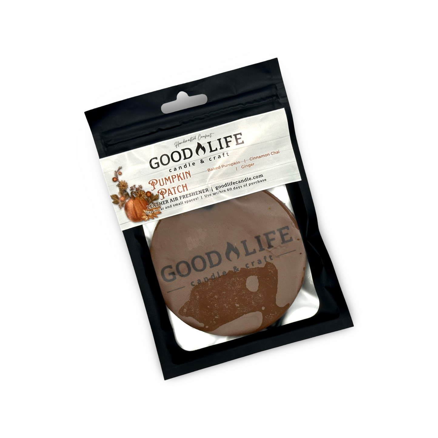 Pumpkin Patch Scented Leather Air Freshener