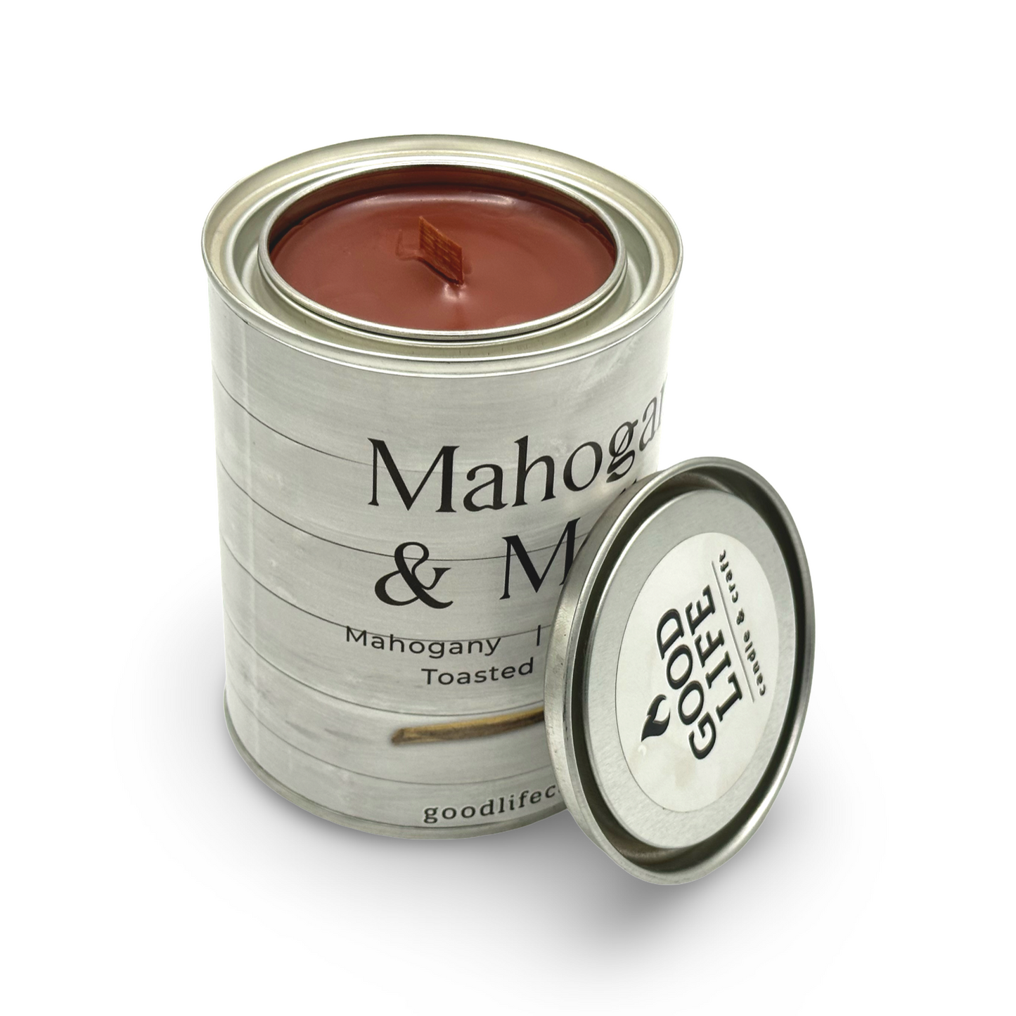 Mahogany & Mallow Scented Candle