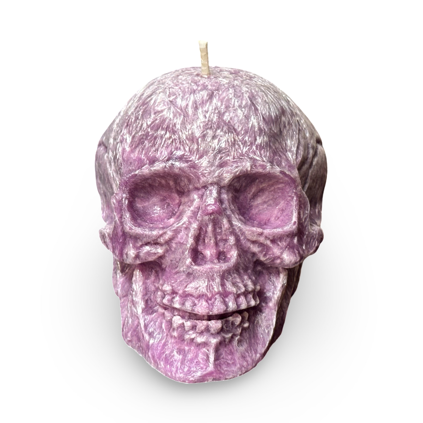 Spooky Skull Candle