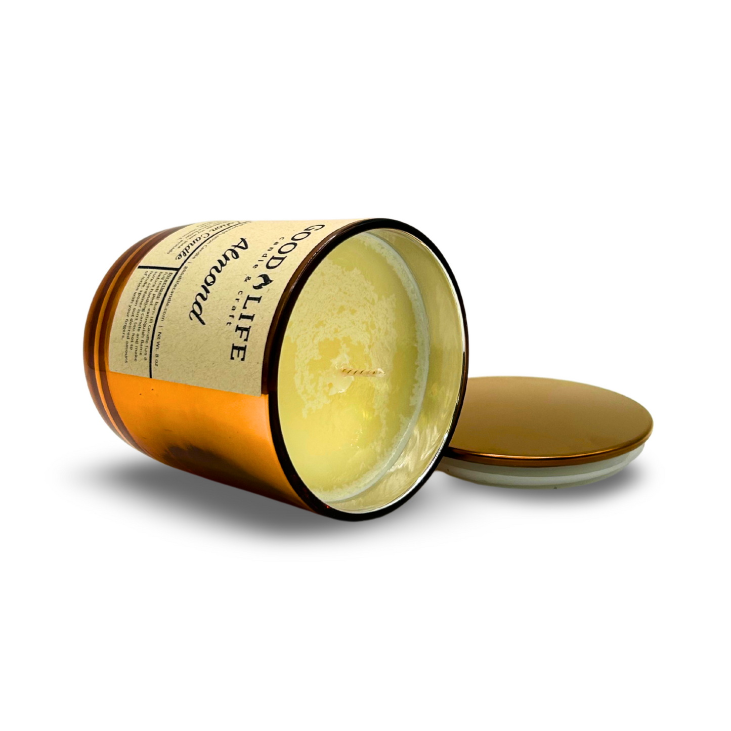 Almond Scented Lotion Candle