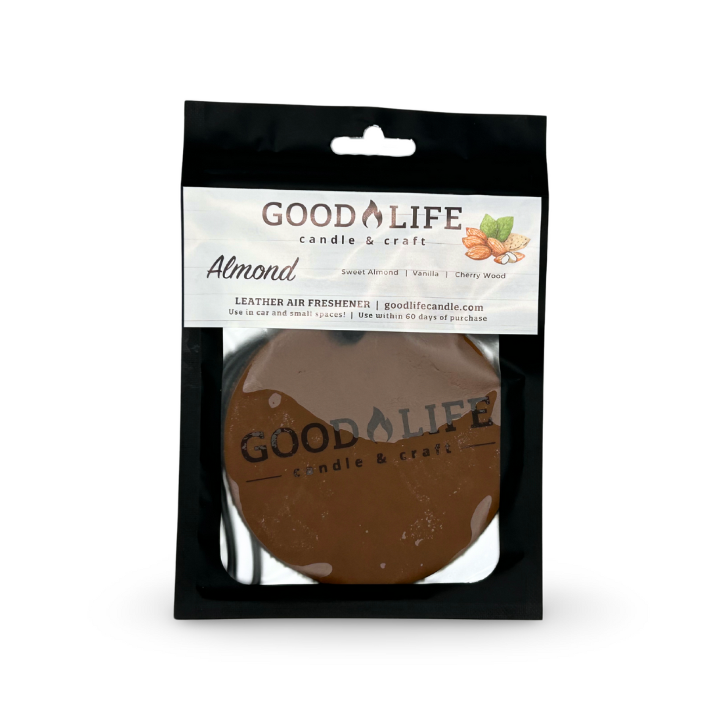 Almond Scented Leather Air Freshener