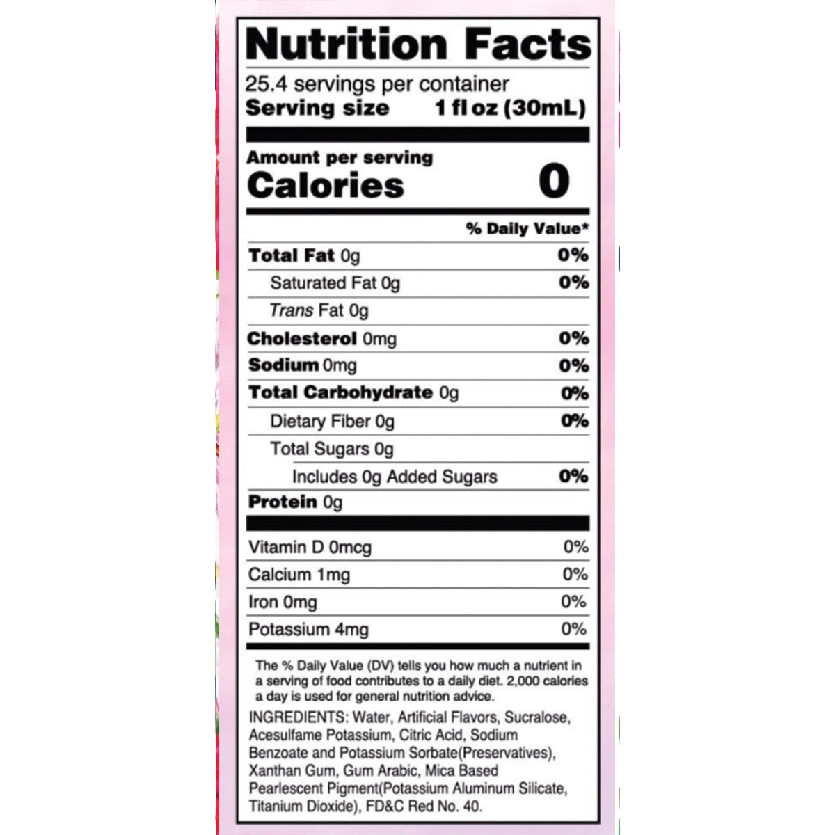 Skinny Syrups -Sugar Free Cotton Candy Syrup