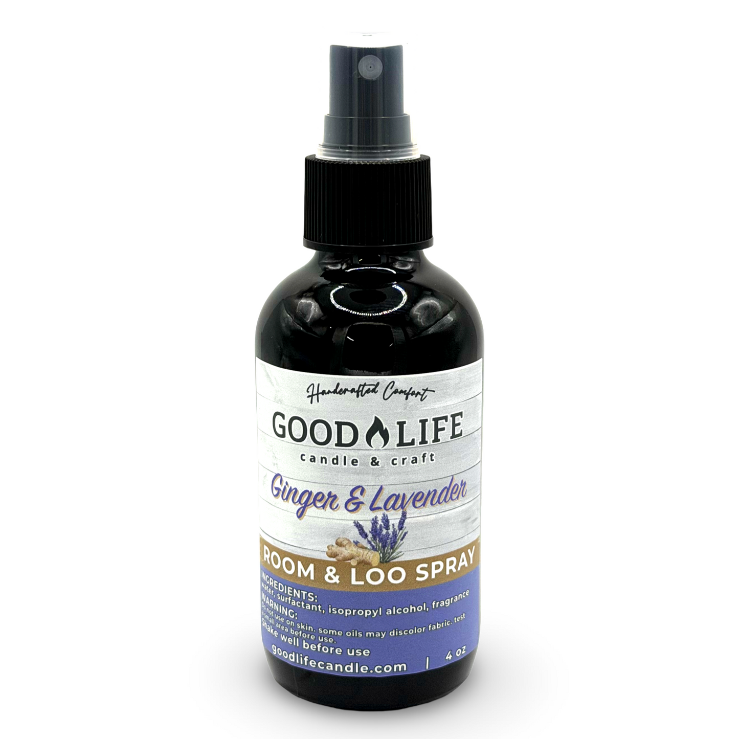 Ginger & Lavender Room & Loo Spray - 4 oz