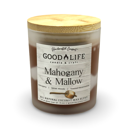 Mahogany & Mallow Scented Candle