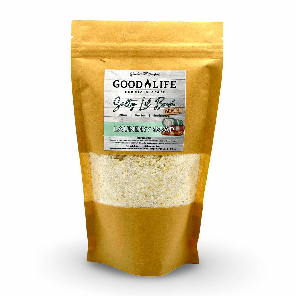 Good Life Laundry Soap | Natural Enzyme-Powered Formula | Good Life Candle & Craft