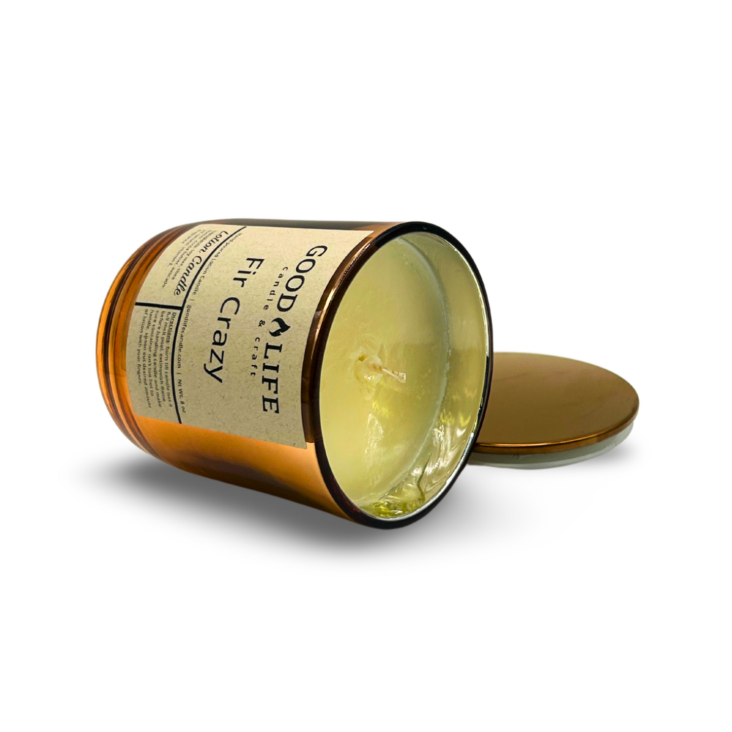 Fir Crazy Scented Lotion Candle