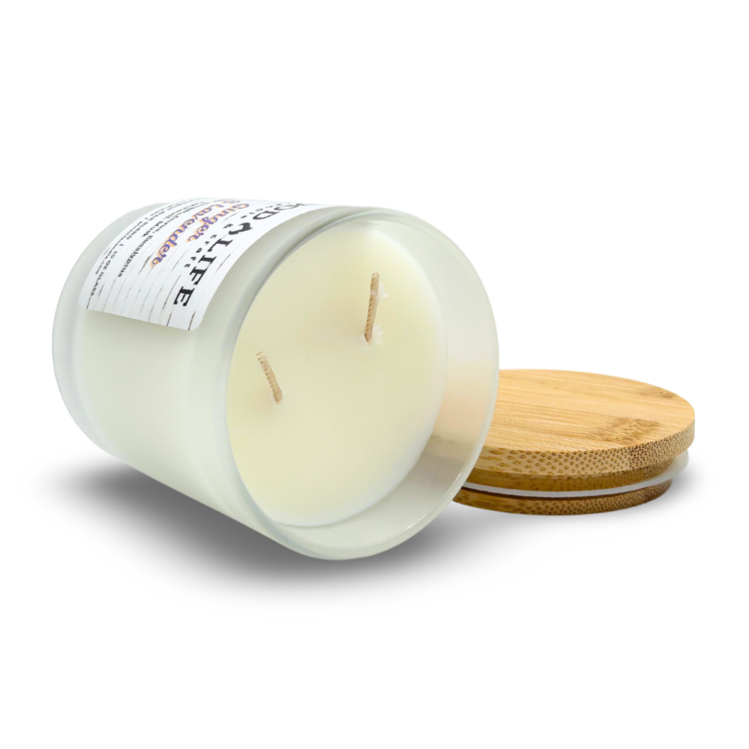 Ginger & Lavender Scented Candle