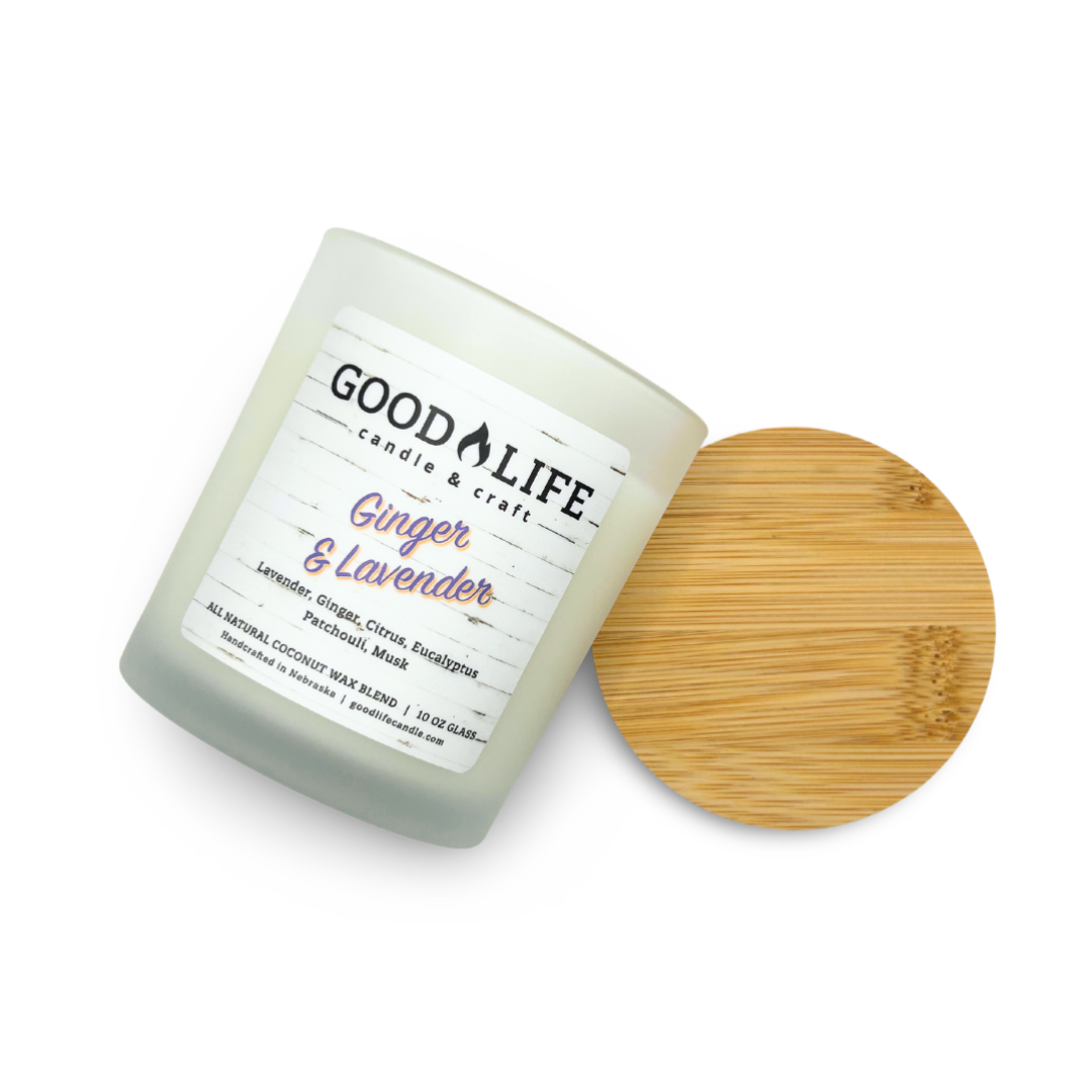 Ginger & Lavender Scented Candle