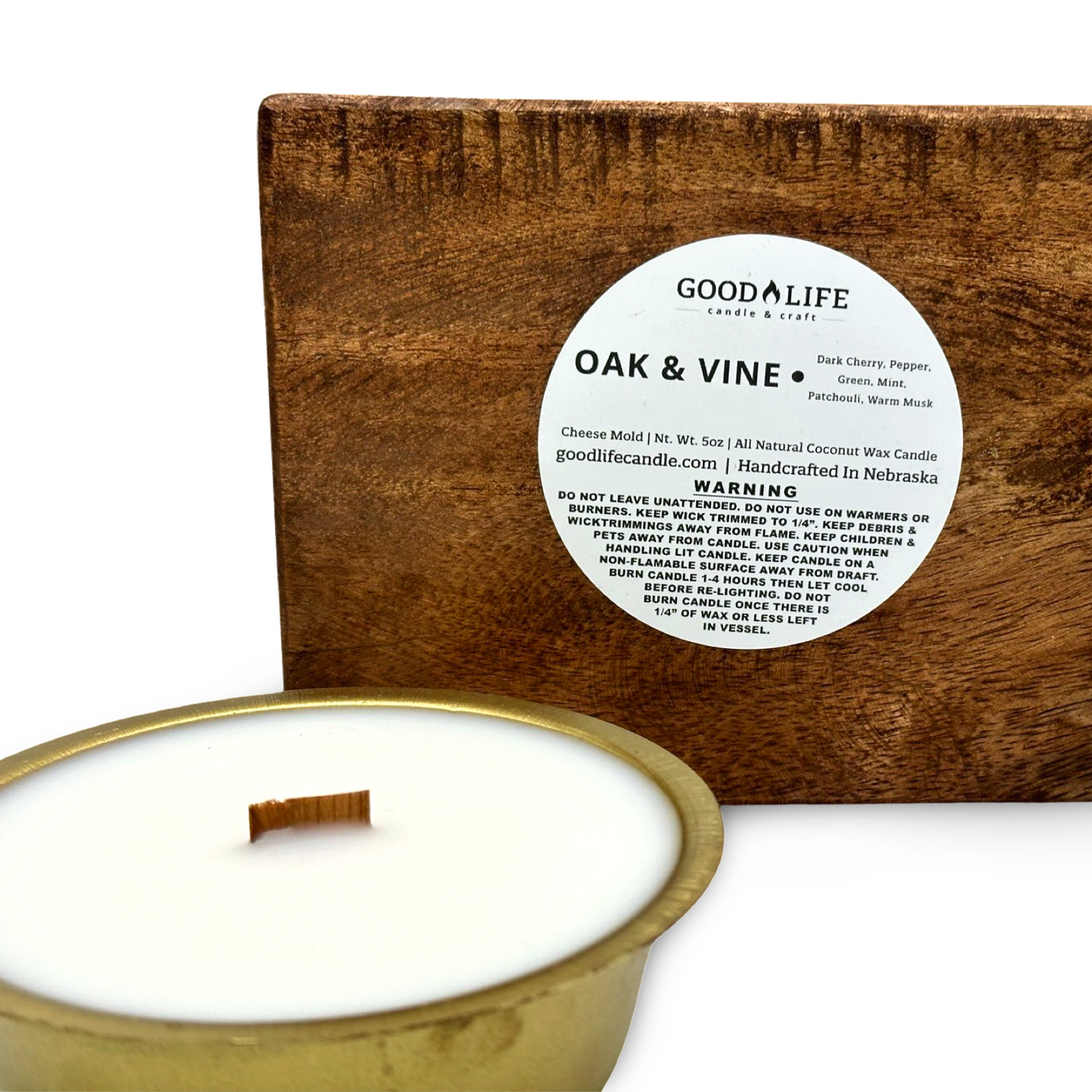 Oak & Vine Scented Candle