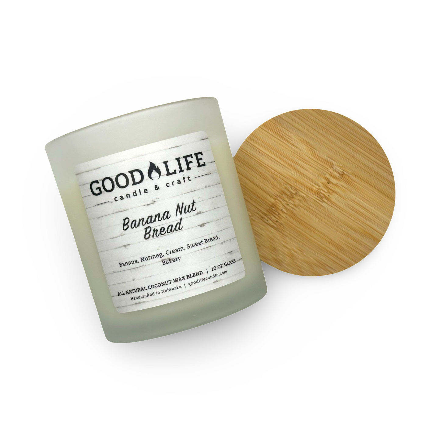 Good Life Candle & Craft Banana Nut Bread 10 oz 3