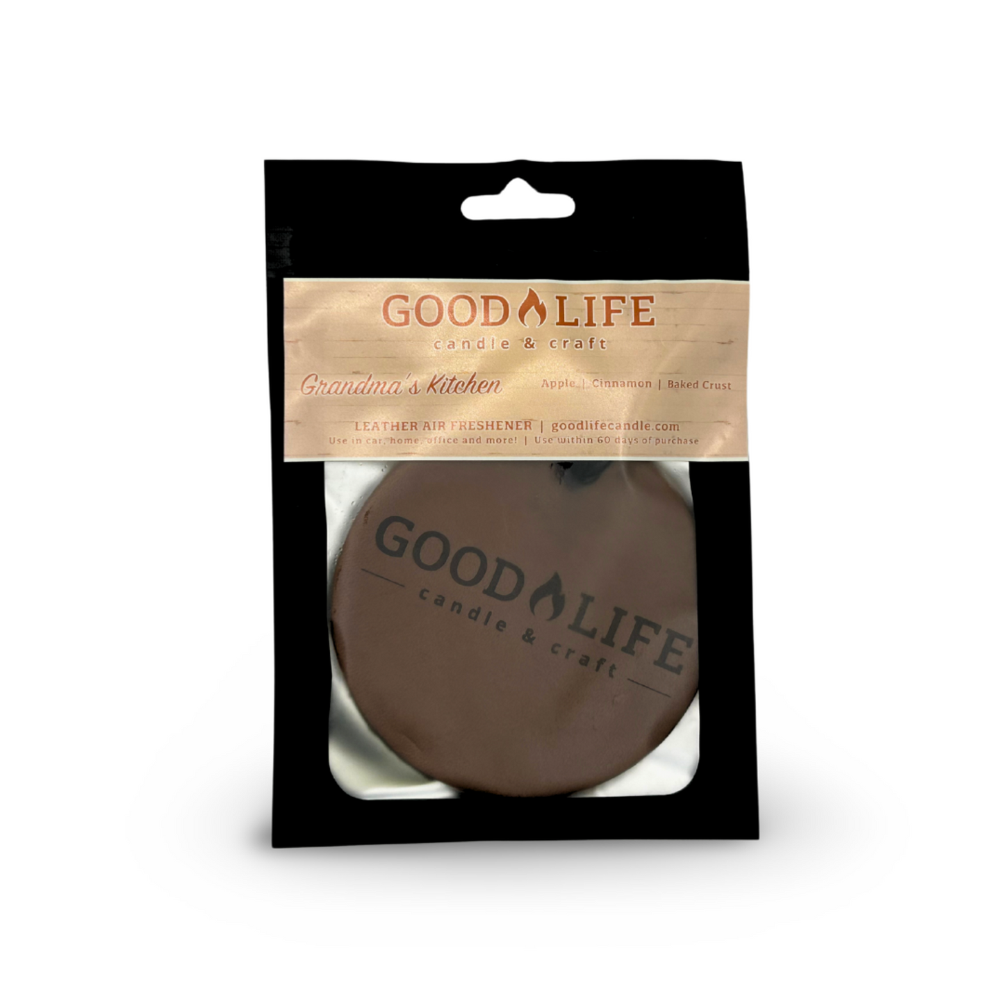 Grandma's Kitchen Scented Leather Air Freshener