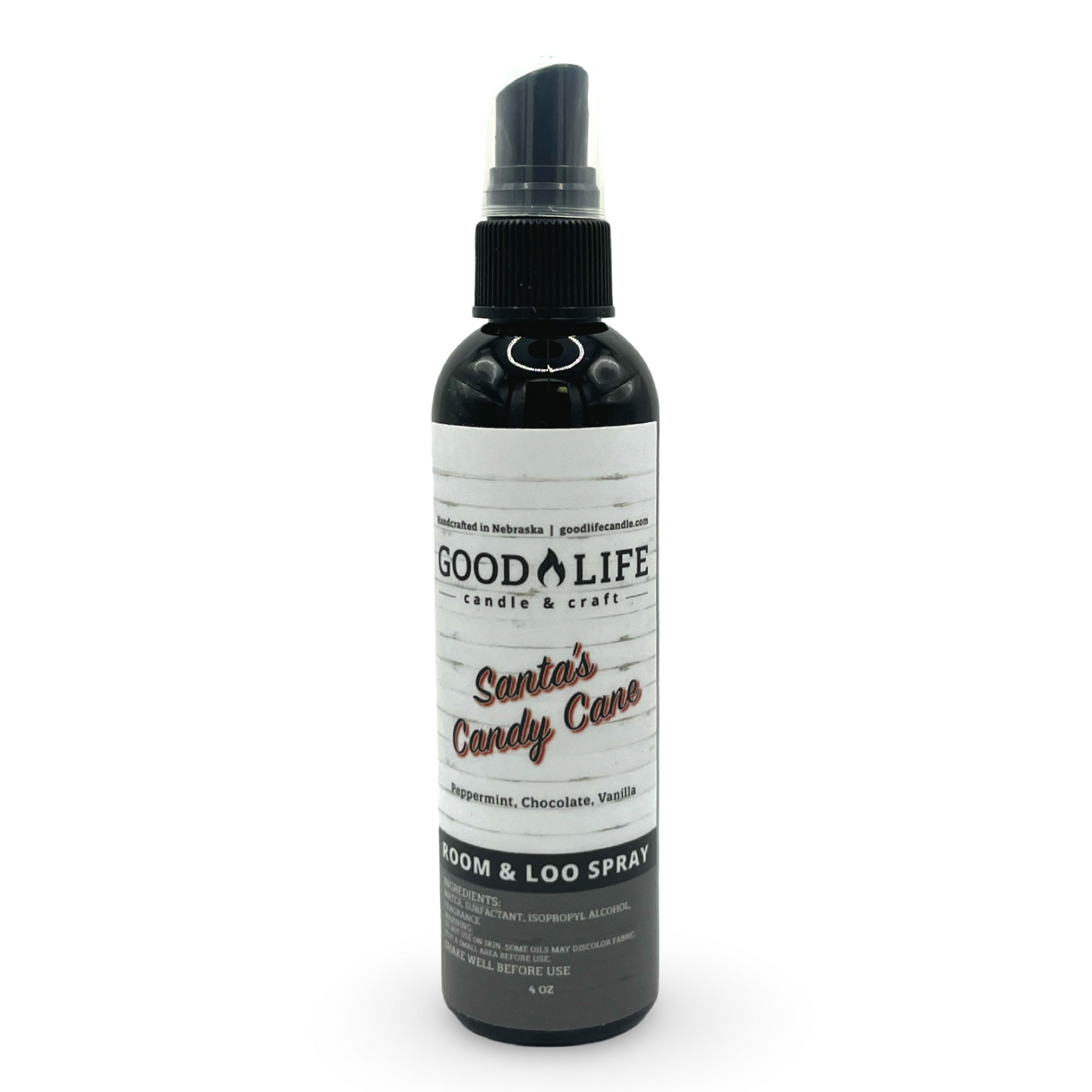 Santa's Candy Cane Room & Loo Spray - 4 oz