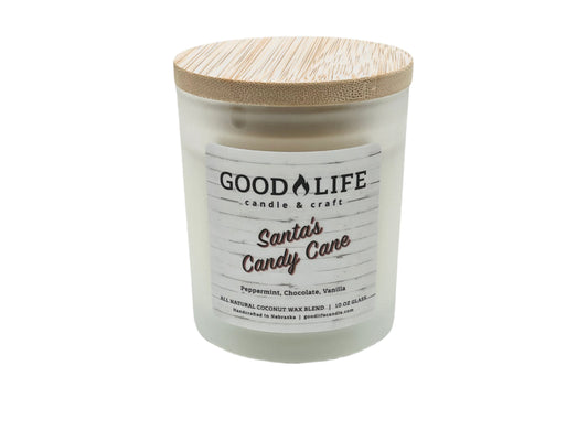Santa's Candy Cane Scented Candle