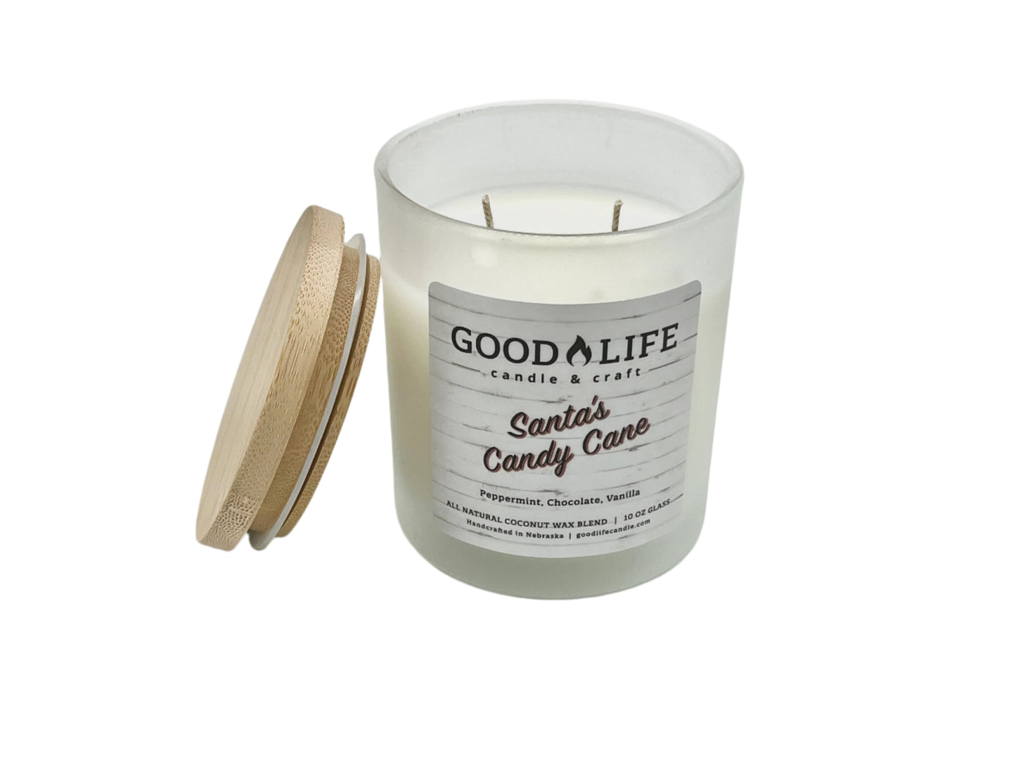 Santa's Candy Cane Scented Candle
