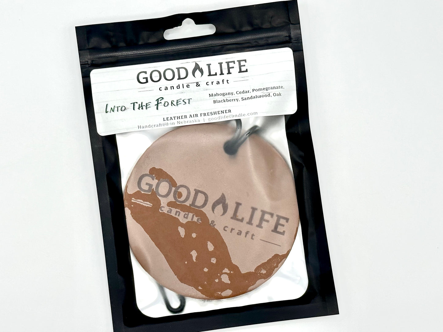 Into the Forest Scented Leather Air Freshener