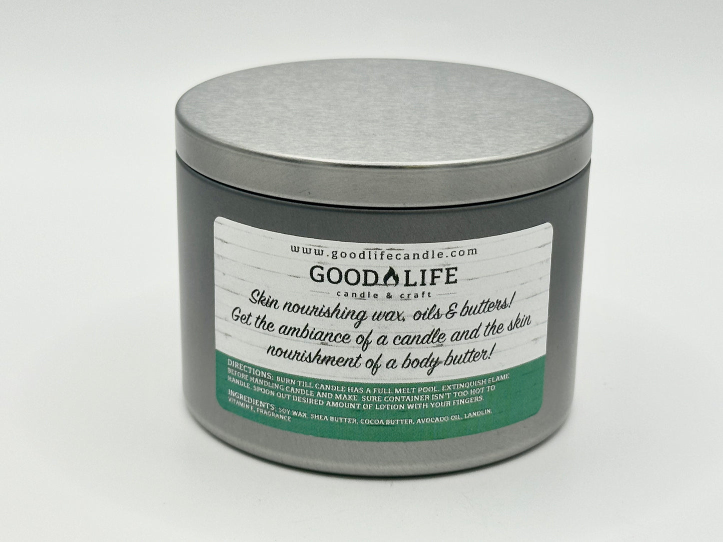 Sea Salt & Orchid Scented Lotion Candle