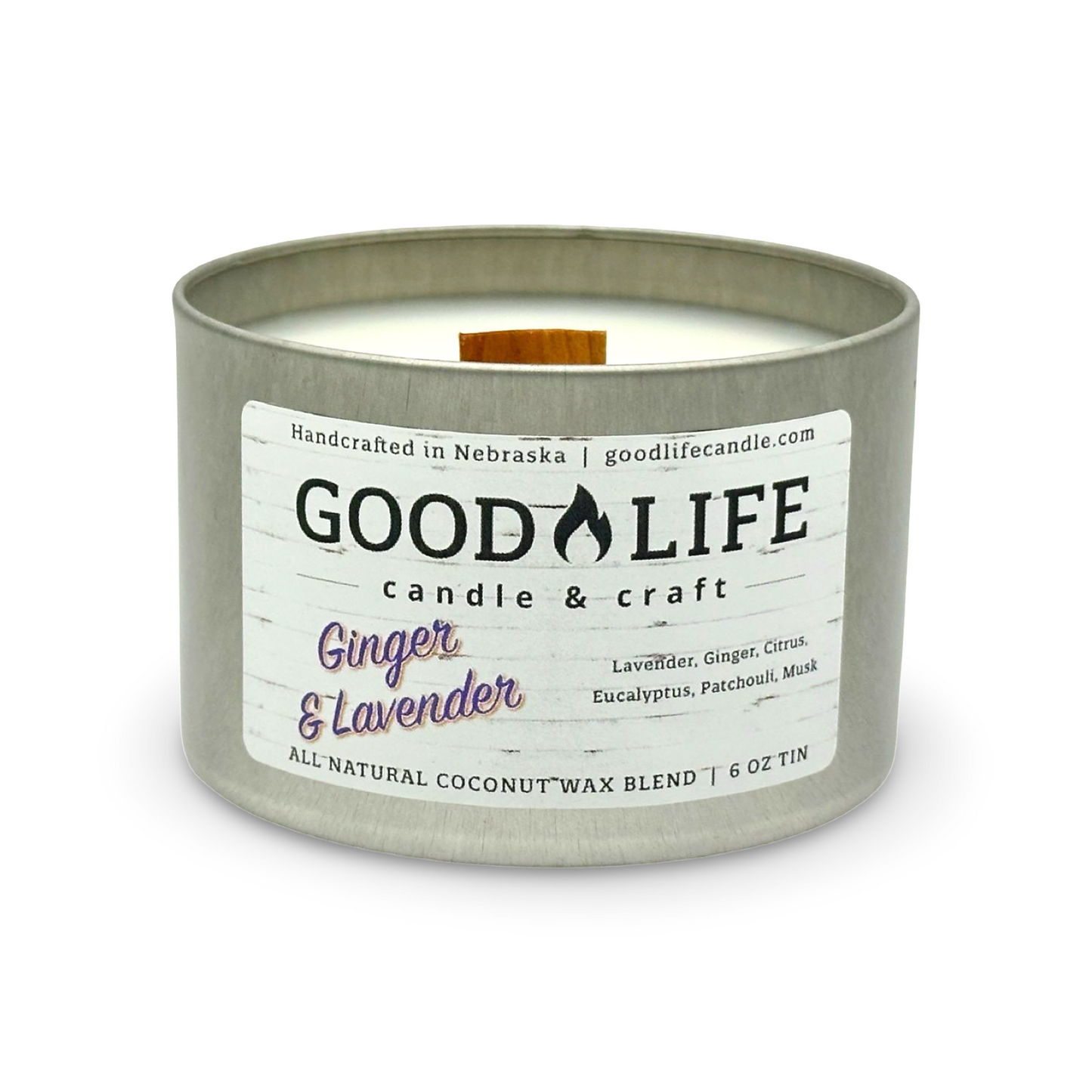 Ginger & Lavender Scented Candle