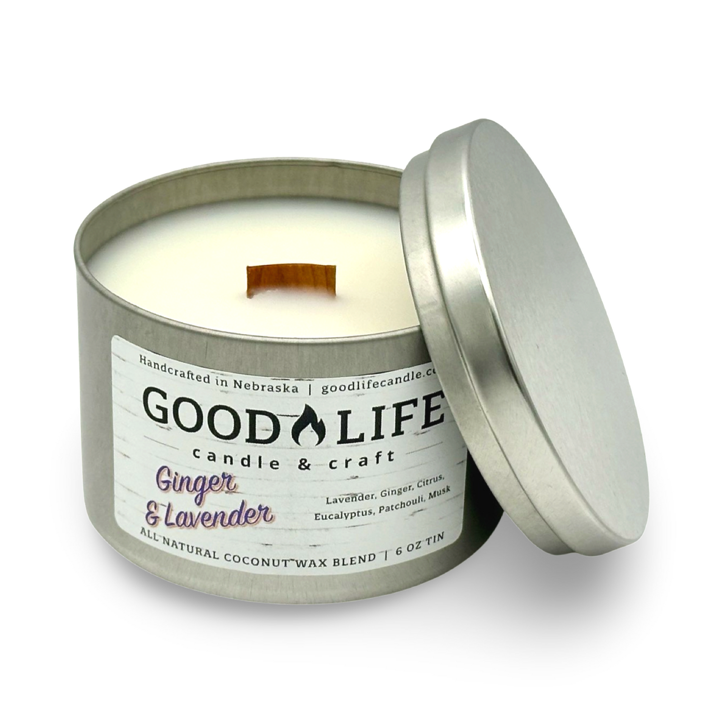 Ginger & Lavender Scented Candle