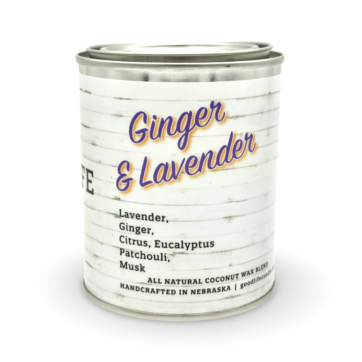 Ginger & Lavender Scented Candle