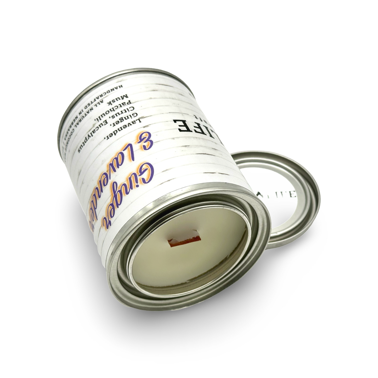 Ginger & Lavender Scented Candle