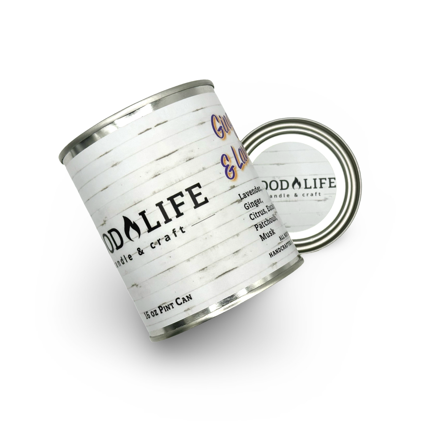 Ginger & Lavender Scented Candle