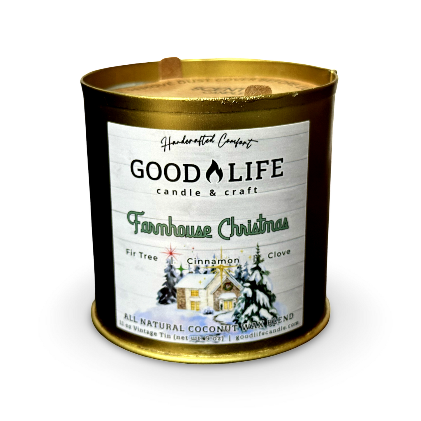 Farmhouse Christmas Scented Candle