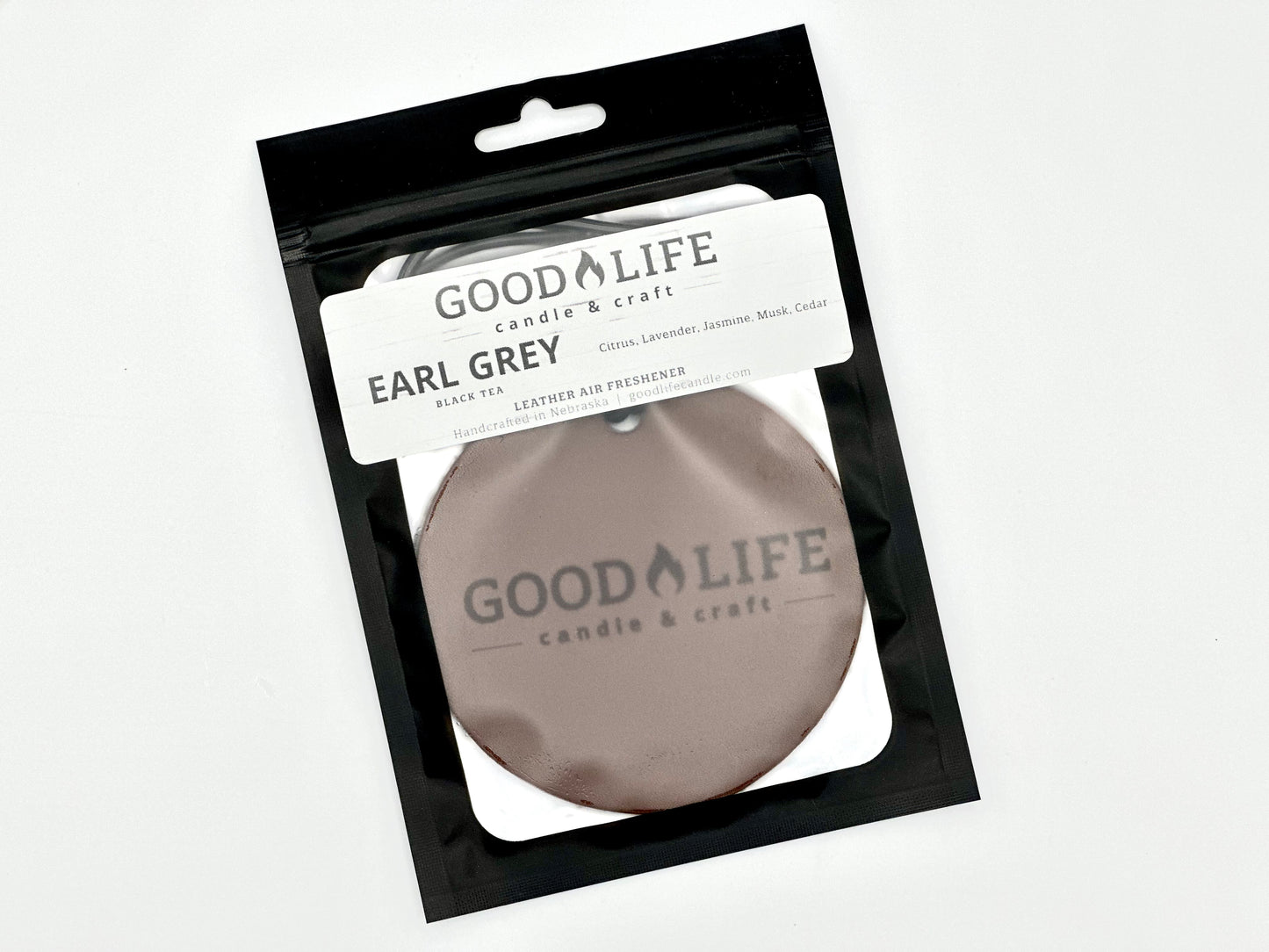Earl Grey Black Tea Leather Air Freshener