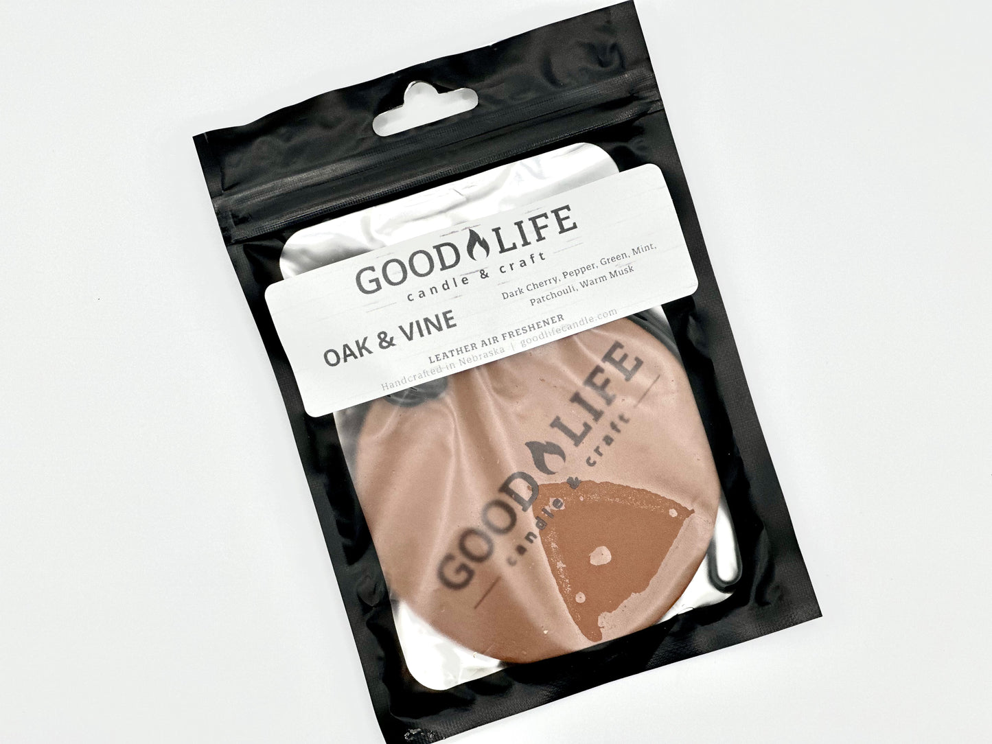 Oak & Vine Scented Leather Air Freshener