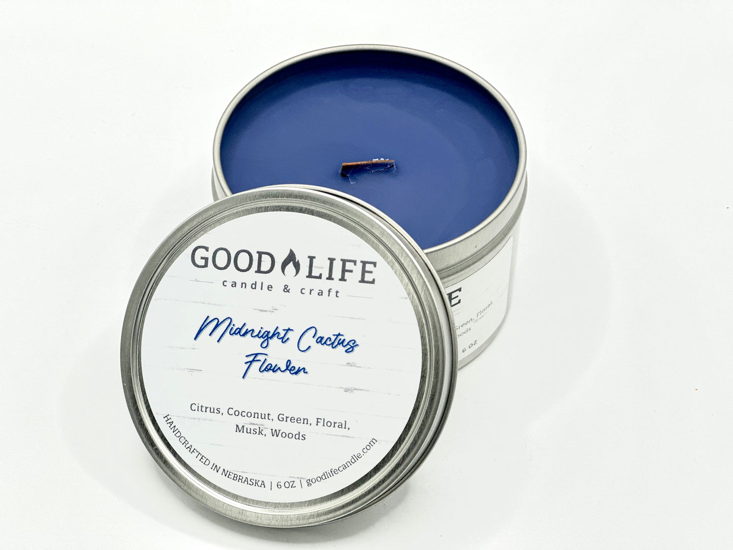 Midnight Cactus Flower Scented Candle