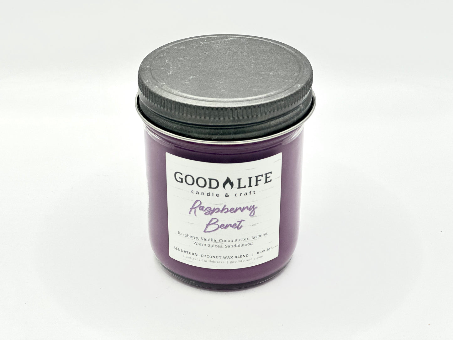Raspberry Beret Scented Candle