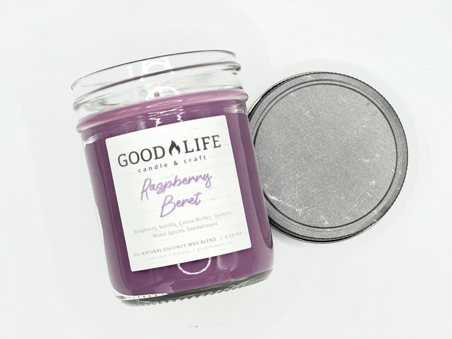 Raspberry Beret Scented Candle