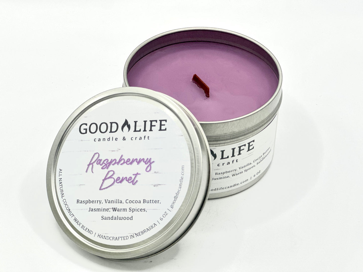 Raspberry Beret Scented Candle