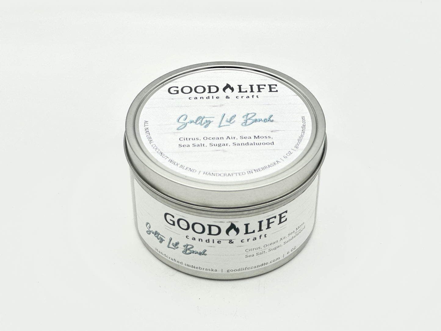 Salty Lil' Beach Scented Candle