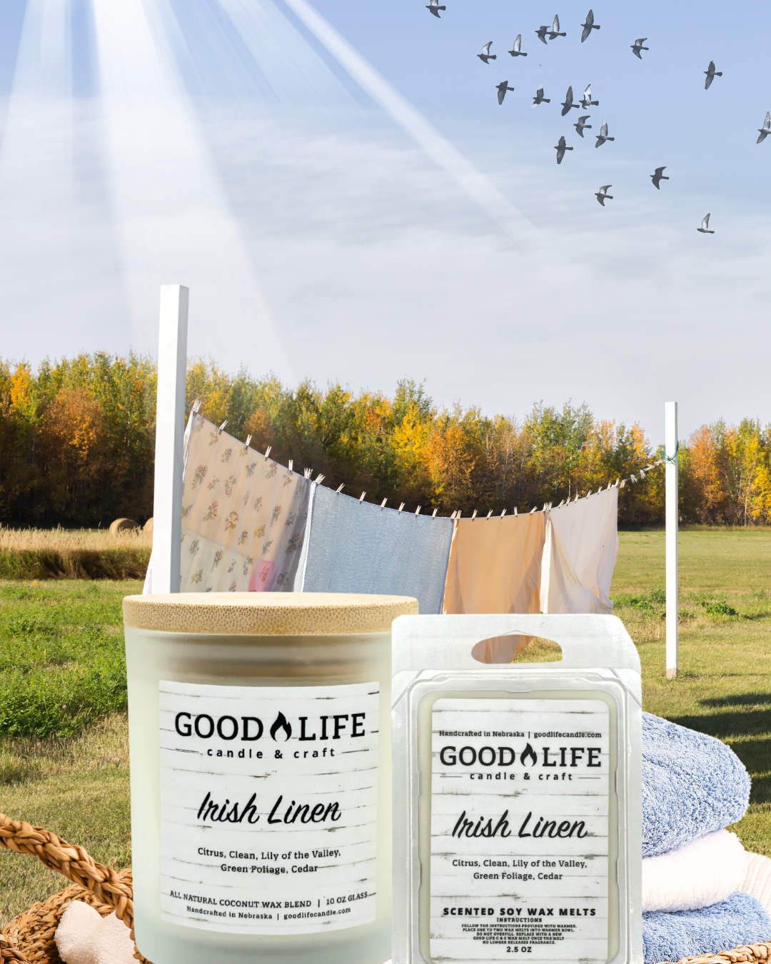 Irish Linen Scented Candle