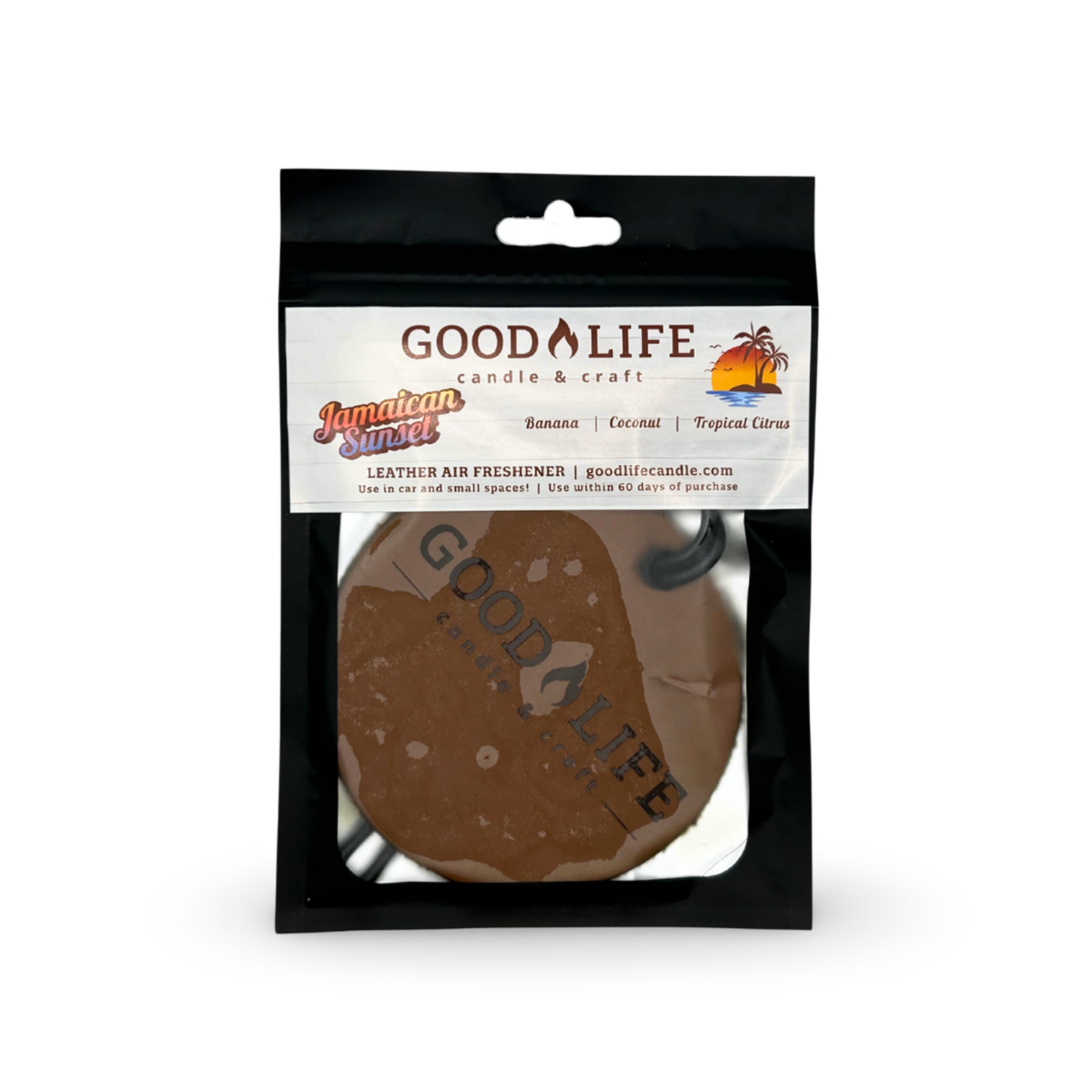 Jamaican Sunset Leather Air Freshener