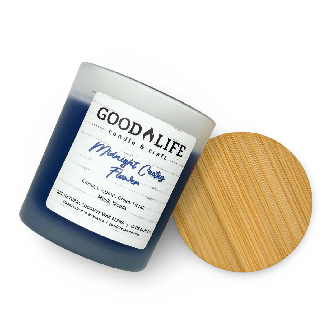 Midnight Cactus Flower Scented Candle