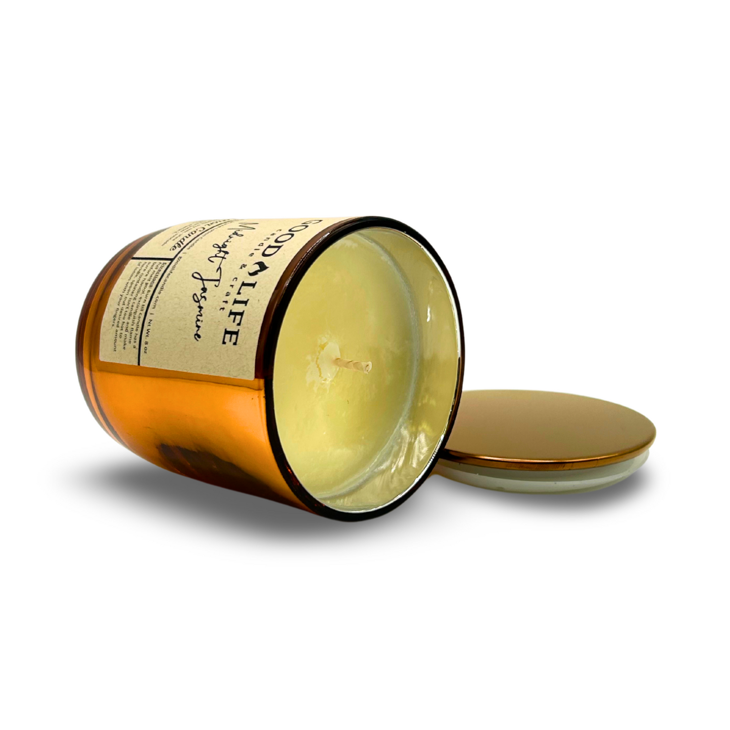 Midnight Jasmine Scented Lotion Candle