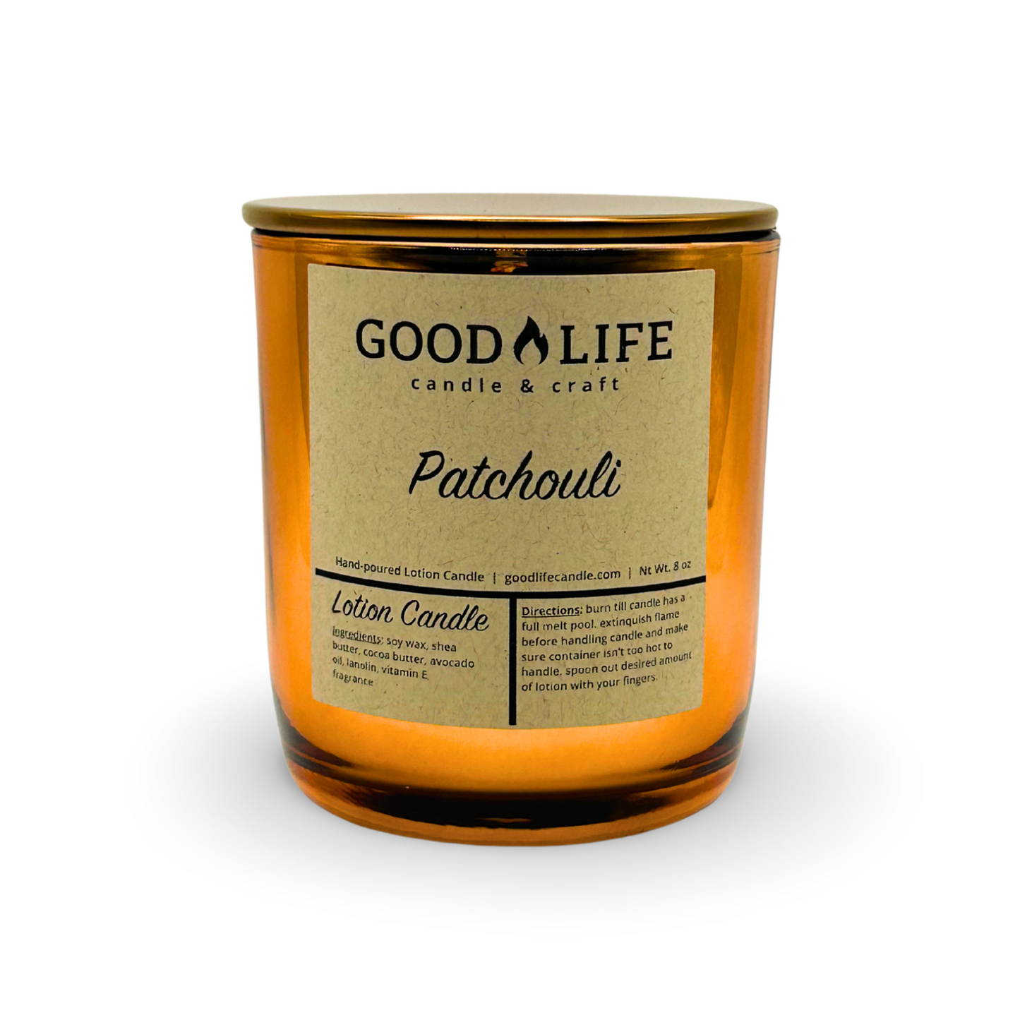Patchouli Scented Lotion Candle