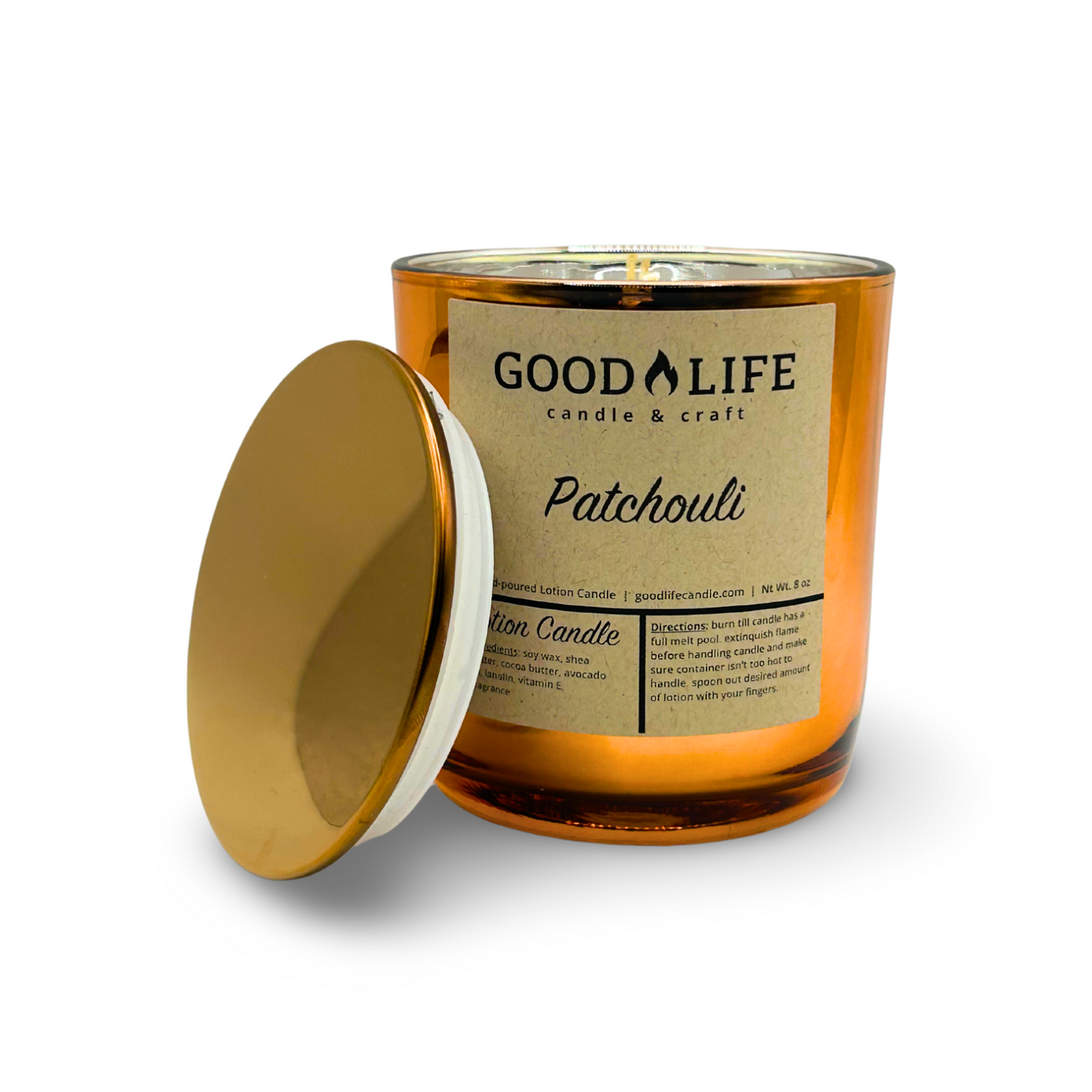 Patchouli Scented Lotion Candle