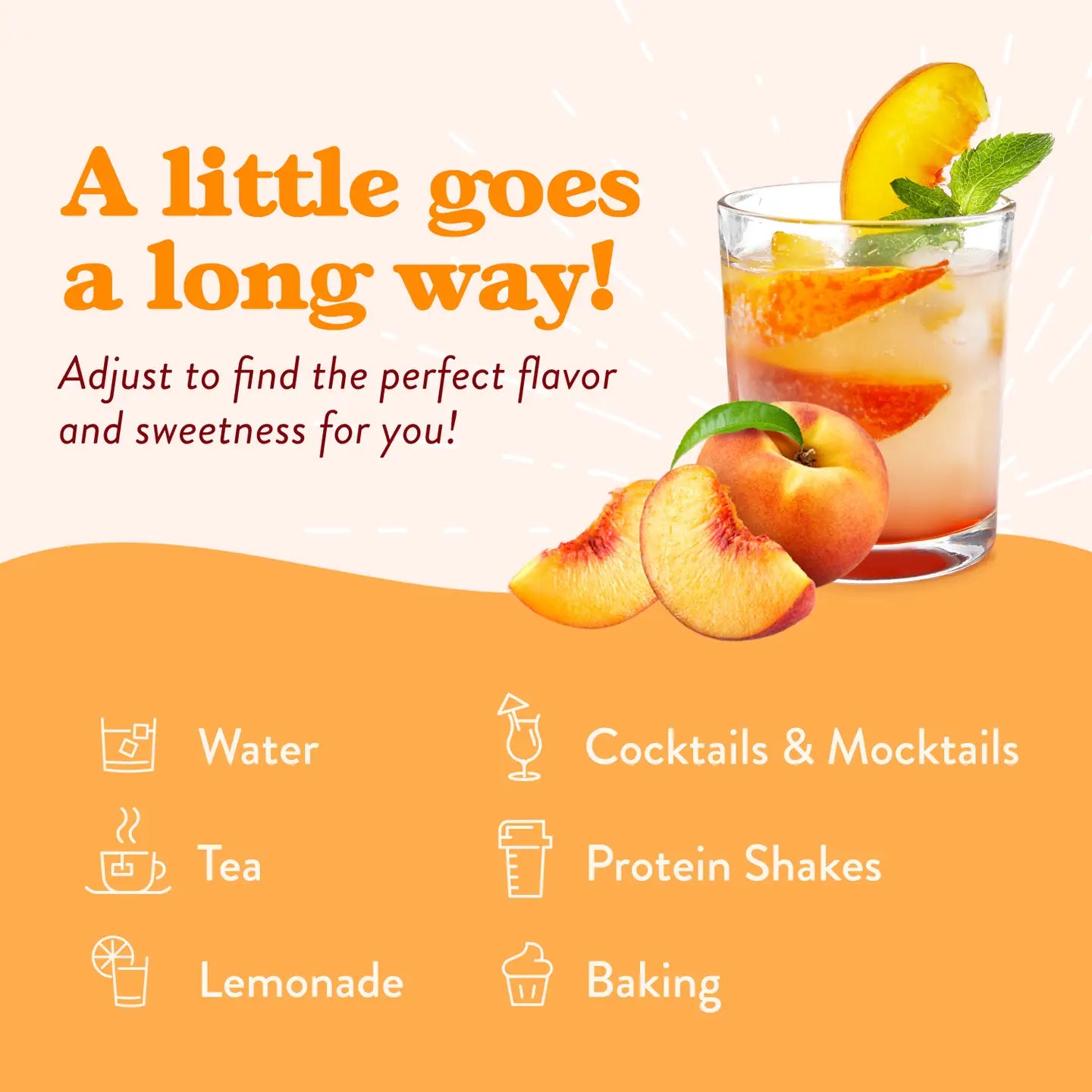 Skinny Syrups -Sugar Free Peach Syrup