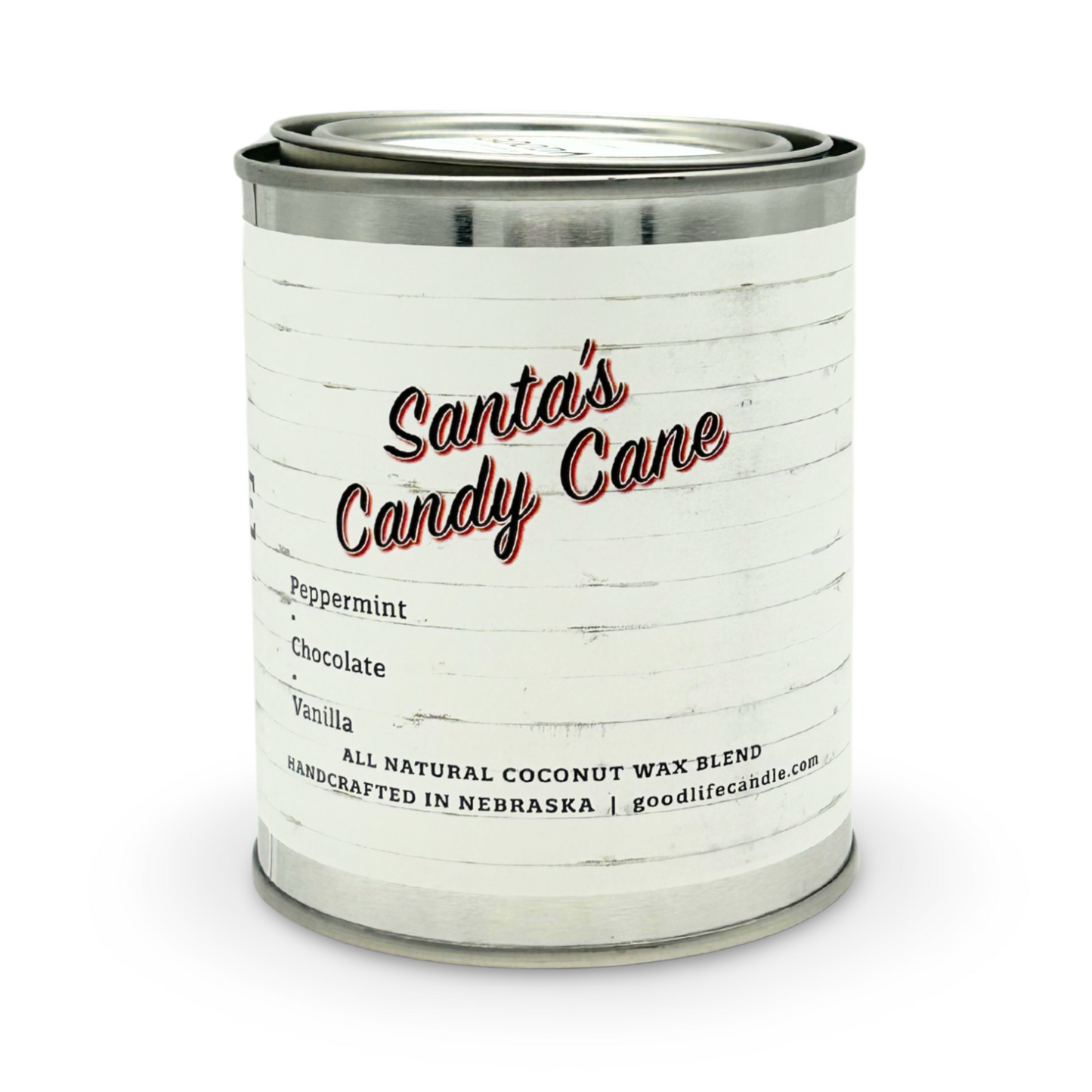 Santa's Candy Cane Scented Candle