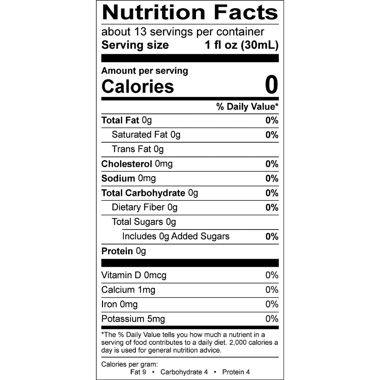 Skinny Syrups -Sugar Free Simple Syrup - 375ml Mixer