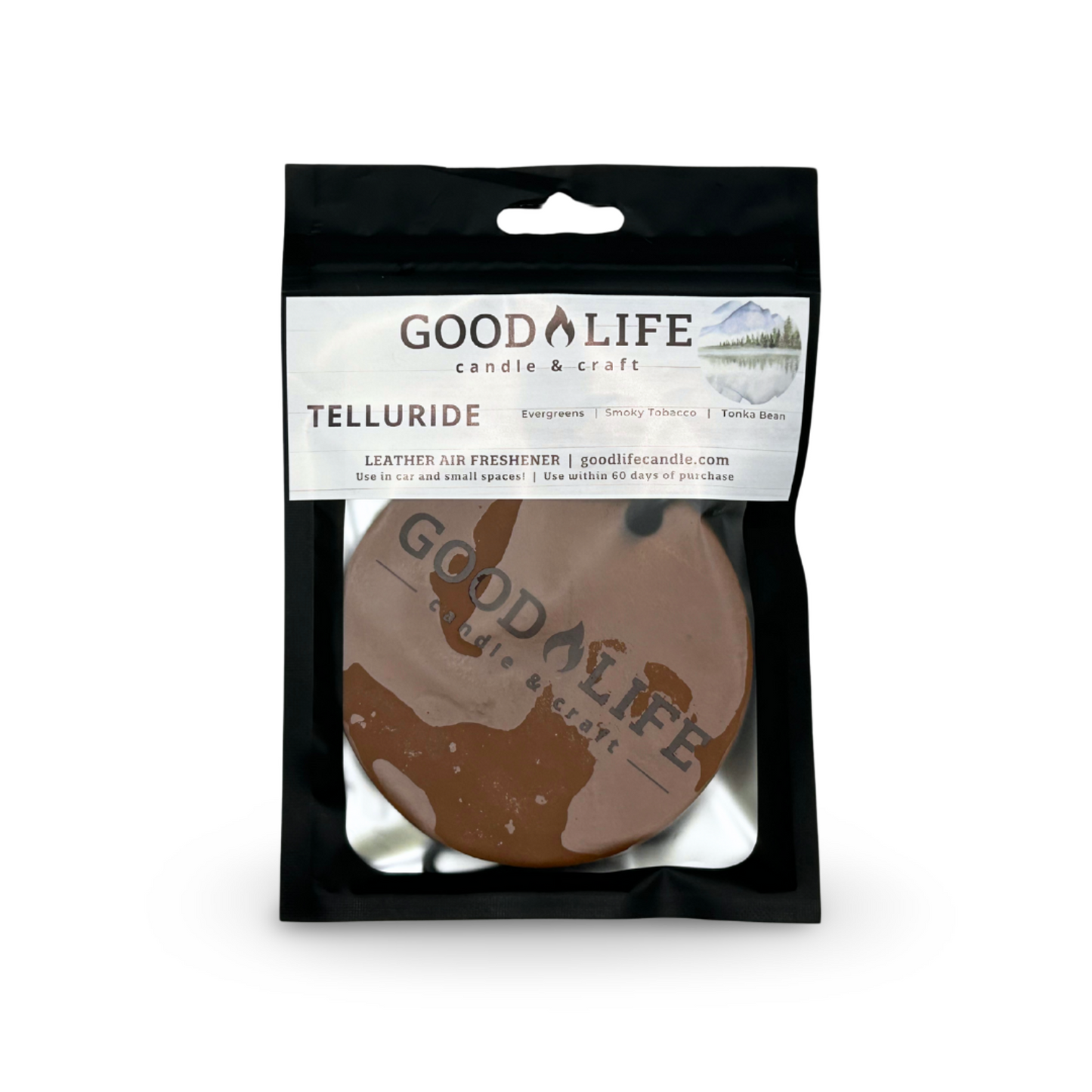Telluride Scented Leather Air Freshener