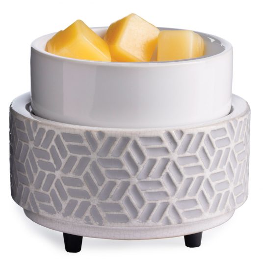 Stone Hexagon 2-In-1 Wax Warmer