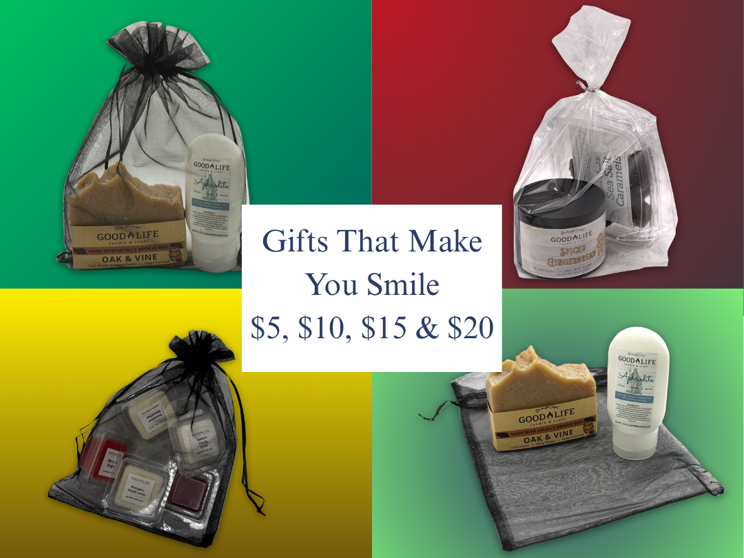 Gifts That Make You Smile - Gifts for $5, $10, $15, and $20