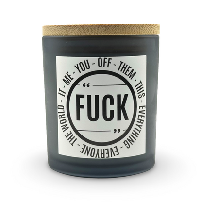 Funny & Sweary Label Candle Collection