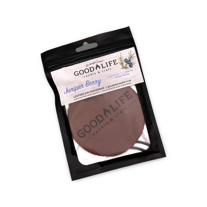 Juniper Berry Scented Leather Air Freshener